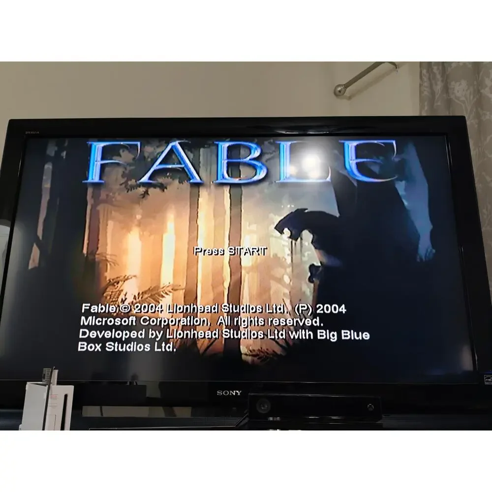 Fable Xbox CIB Complete W/ Manual Tested Working